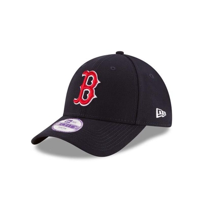 Blue Boston Red Sox Hat - New Era MLB JR The League 9FORTY Adjustable Caps USA1637042